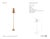 Julie Neill by Visual Comfort Signature Alberto 70" Floor Torchiere in Antique Gold Leaf Designer: Julie Neill Height: 70"...
