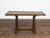 Brown Italian 19th Century Walnut Trestle Table with Column Shaped Legs For Sale - Image 8 of 12