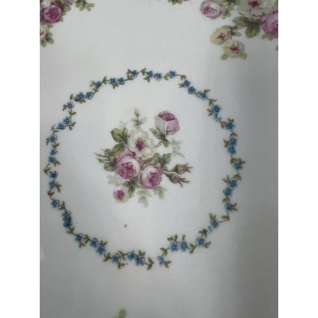 White Antique GDA France Chas Field Haviland W Porcelain Plate For Sale - Image 8 of 11