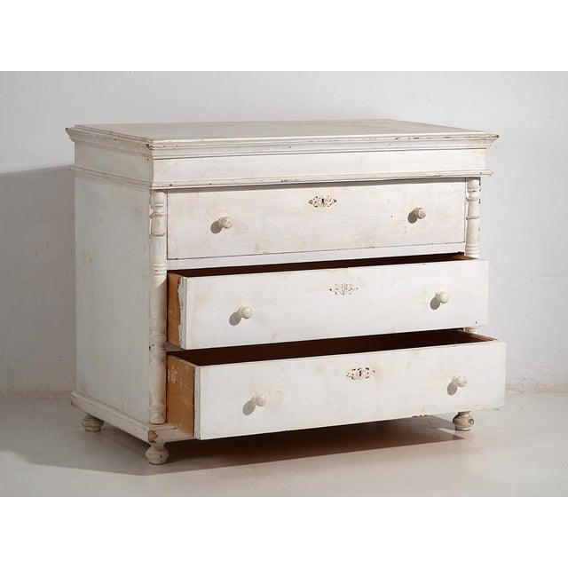 Wood White Chest of Drawers For Sale - Image 7 of 10