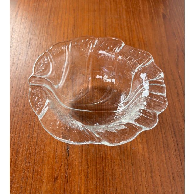Small Vintage Eden Series Bowl in Glass by Lars Hellsten for Orrefors, Sweden, 1970s, in Very Good conditions. Designed...