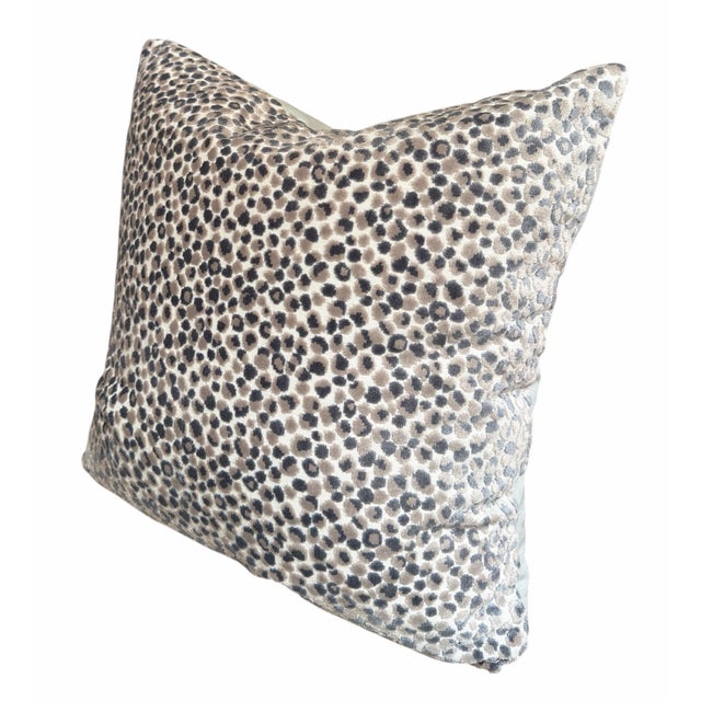 Nancy Corzine Cheetah Cut Velvet Down Pillow. Prices each.