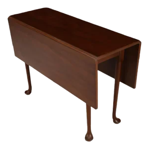 Kittinger Wa-1022 Colonial Williamsburg Mahogany Drop Leaf Table