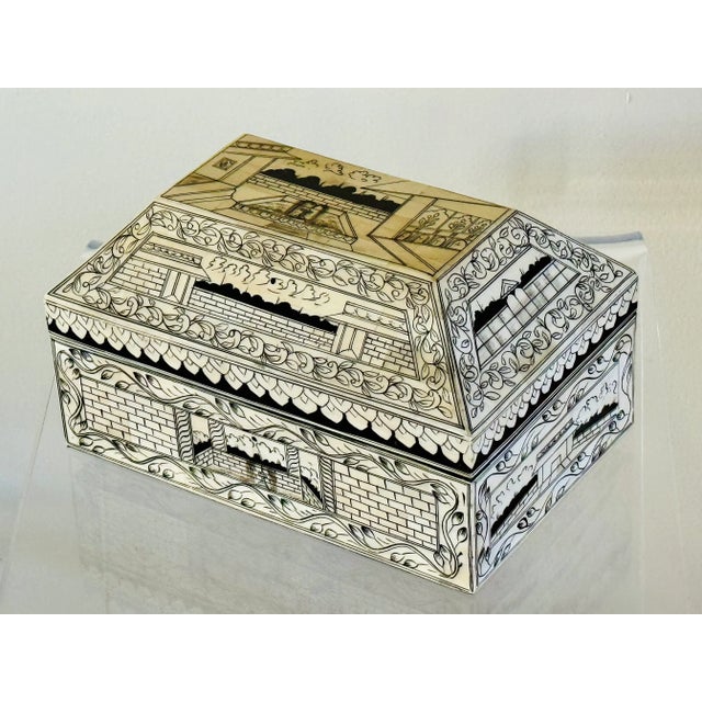 20th Century Vizagapatam Dresser Box From India For Sale - Image 4 of 13