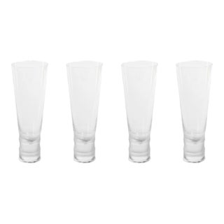 Terrell Bamboo Beer/All Purpose Glasses, Set of 4 For Sale