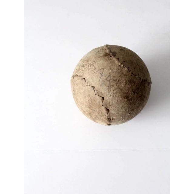 Antique Leather Softball For Sale - Image 10 of 12