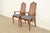 French Provincial Baker Furniture Style French Provincial Louis XV Carved Walnut and Cane Back Armchairs, Pair For Sale - Image 3 of 14