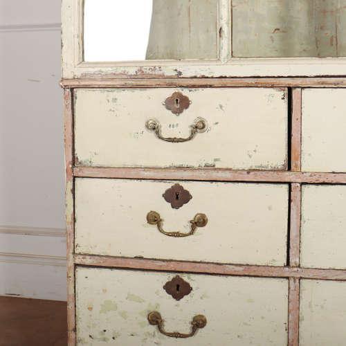 Georgian Original Painted Bookcase For Sale - Image 5 of 14