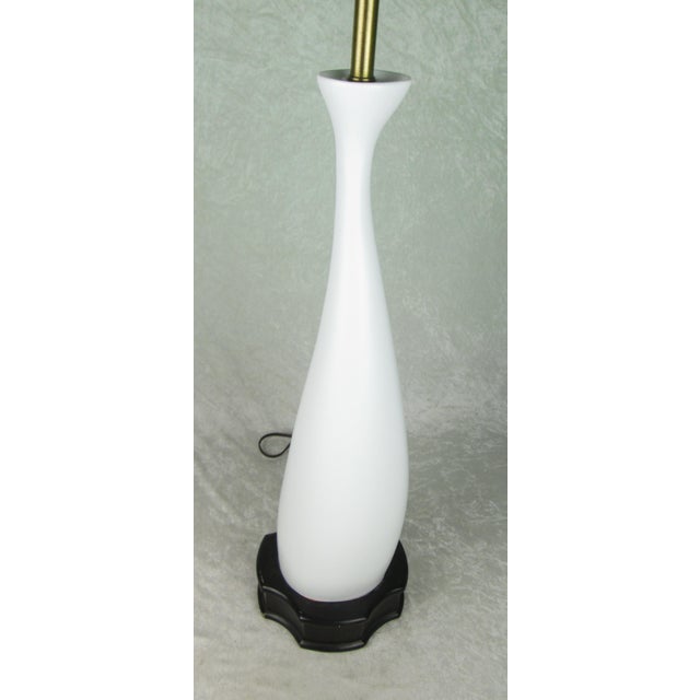 Mid 20th Century Antonia Campi Pottery Lamp s.c.i. Laveno Italy Portalampada Mid Century Modern For Sale - Image 9 of 15