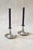 Traditional Vintage Pewter Chambersticks – Set of 2 For Sale - Image 3 of 3