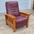 2002 BarcaLounger Mission Arts & Crafts Style Leather and Oak Manual Recliner Arm Chair For Sale - Image 14 of 14