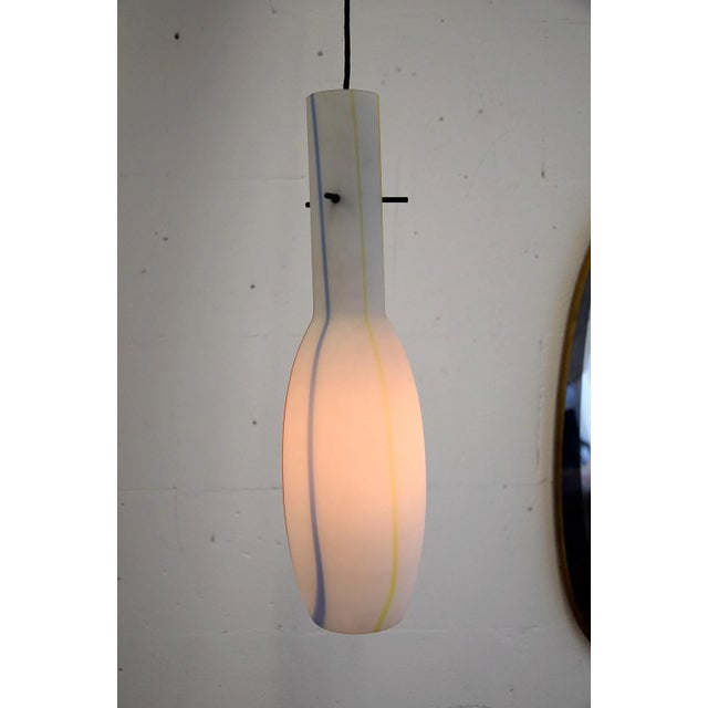 Mid-Century Modern Vintage Pendant lamps by Alessandro Pianon for Vistosi, 1950s, Set of 2 For Sale - Image 3 of 9