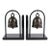 Vintage Bronze Elephant Bells Bookends For Sale