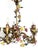 Italian Metal and Porcelain Flower Chandelier, 1940s For Sale - Image 17 of 17
