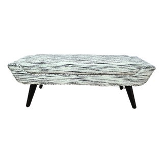 Late 20th Century Kravet Marino Upholstered Bench For Sale