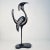 Black Iron Egret Sculpture, 1960s For Sale - Image 8 of 9