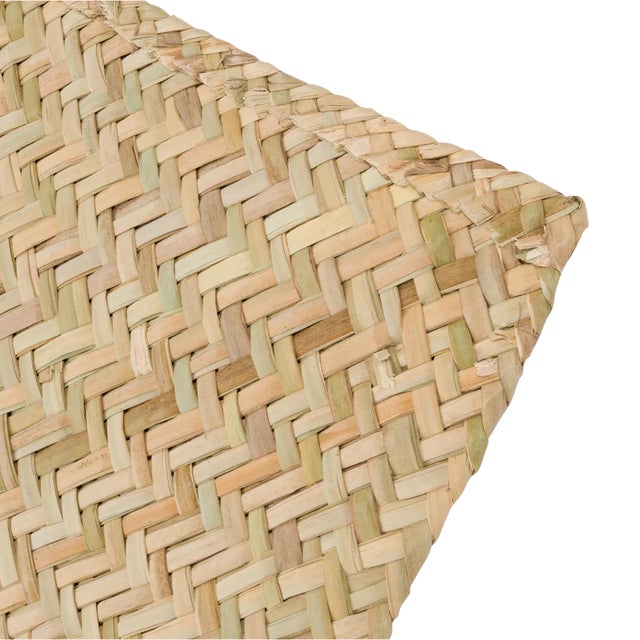 Rush House for Chairish Pascual Palm Matted Runner, 2.5' x 8' For Sale