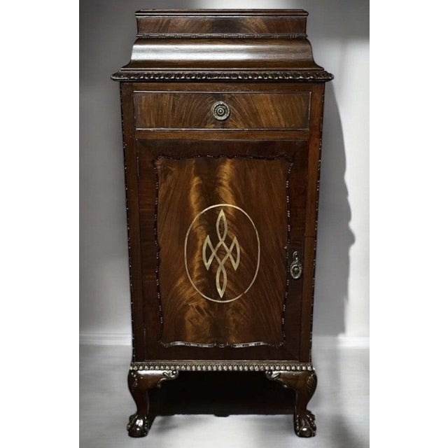 Edwardian Mahogany Wine Cabinet For Sale - Image 16 of 16