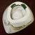 Eggshell Large 1960s Mid-Century Modern Hand-Painted Swirl Ceramic Ashtray For Sale - Image 8 of 12