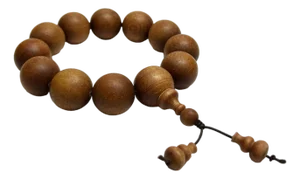 Chinese Natural Sandalwood Beads Hand Rosary Praying Bracelet