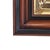 Wood Aesthetic Movement Solid Walnut Frame W Gilt Gesso Liner and Portrait Print C1900 For Sale - Image 7 of 14