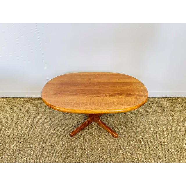 Stunning oval coffee table of danish origin, produced by glostrup møbelfabrik, a manufacturer renowned for the quality of...
