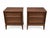 Mid Century Modern Walnut Nightstands - Pair For Sale - Image 4 of 4