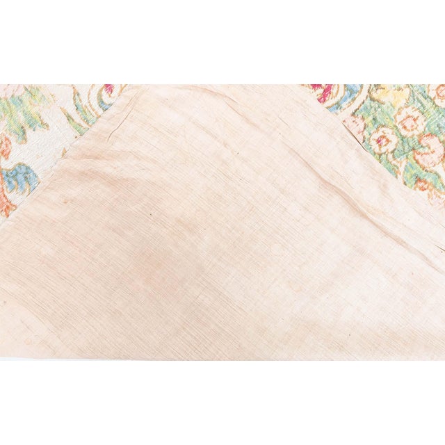 Exquisite 19th-Century European Silk Table Carpet For Sale In New York - Image 6 of 10