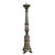 Antique Polychrome Turned Wood Pricket Candlestick on Tripod Base For Sale - Image 12 of 12