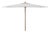 Aklin 6.5Ft X 10Ft Rectangle Wooden Pulley Market Umbrella (No Tilt), Ivory For Sale