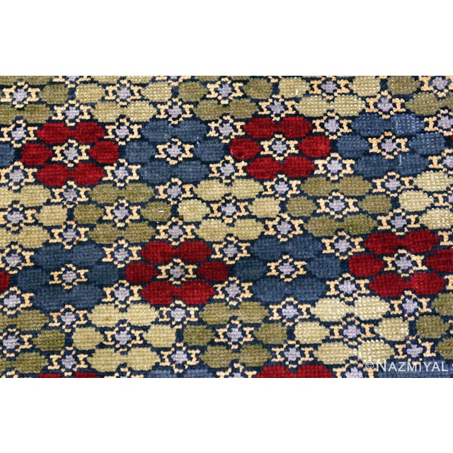 Nazmiyal Collection Vintage Israeli Bezalel Rug For Sale - Image 10 of 11
