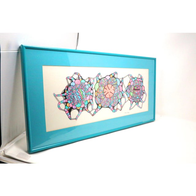 1990's Abstract Organic Illustration For Sale - Image 4 of 8