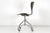 Mid-Century Modern Model 3107 Desk Chair with Wheels by Arne Jacobsen for Fritz Hansen, Denmark 1955 For Sale - Image 3 of 16