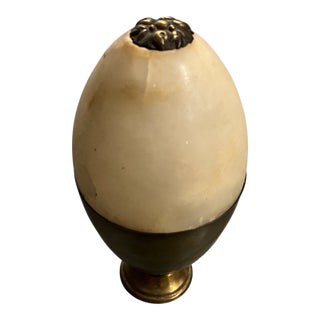 1950s Short Table Lamp Egg Shaped For Sale