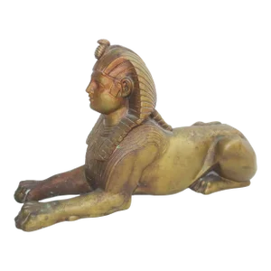 Antique French Egyptian Revival Bronze Sphinx Circa 1900