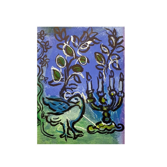 Marc Chagall - The Candlestick - Original Lithograph 1962