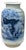 Chinese Blue White Handpaint San Yang Kai Tai Scenery Porcelain Vase For Sale