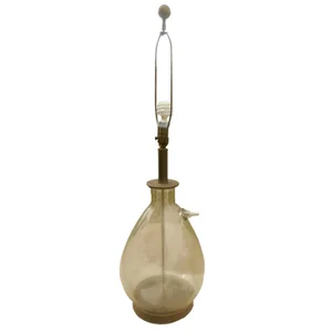 Mid-Century Hand-Blown Glass Table Lamp