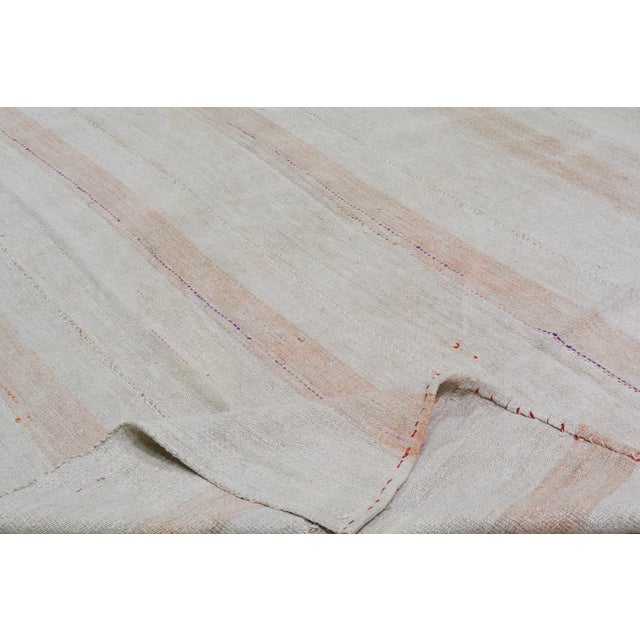 1960s Vintage Turkish Flatweave Rug, 5'8''x6'6'' For Sale - Image 5 of 6