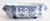 19th Century French Faience Creil Et Montereau Blue & White Floral Ironstone Jardiniere Cachepot Centerpiece For Sale - Image 13 of 13