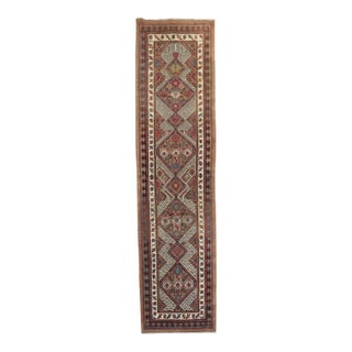 Early 20th Century Camel Tribal Persian Serab Runner For Sale