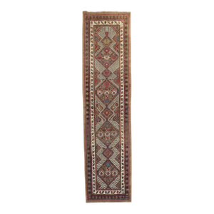 Early 20th Century Camel Tribal Persian Serab Runner