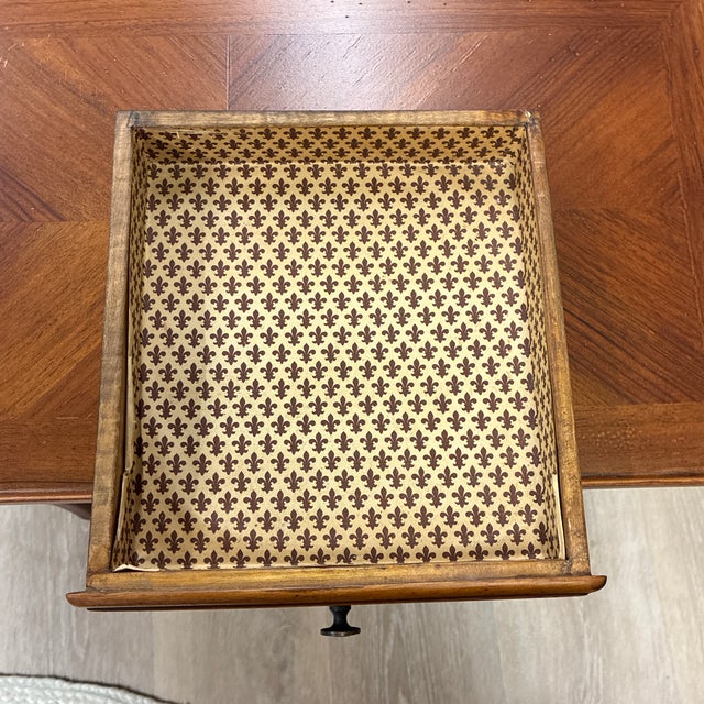 Wood Mid-Century Italian Louis XV Style Console Table Made for Bloomingdale's in Italy For Sale - Image 7 of 10