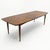 Mid-Century Modern Broyhill Attributed Premier Vintage Mid Century Modern Walnut Dining Table With 2 Leafs C. 1960s For Sale - Image 3 of 9