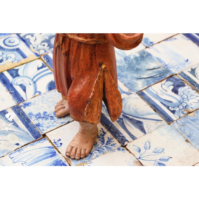 Antique Indo-Portuguese Jesus Christ Child, 17th Century For Sale - Image 15 of 18