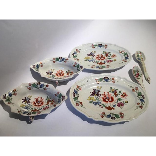 Late 18th Century Porcelain Sauce Boat Set by Richard Ginori, Set of 6 For Sale - Image 11 of 18
