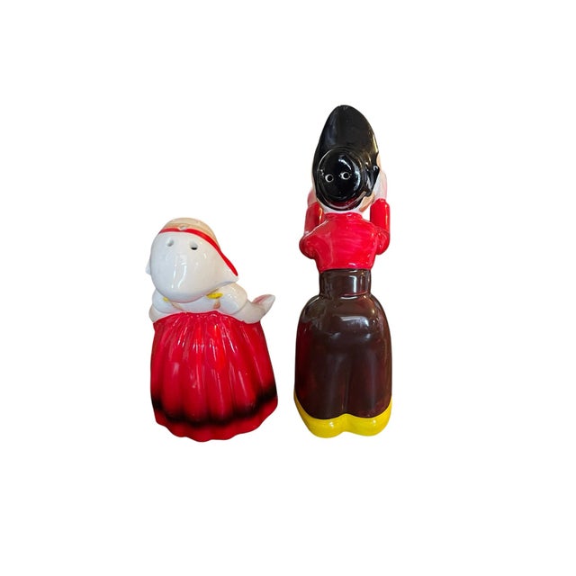 Vintage Mid-Century Modern "Dutch Secret" Salt and Pepper Shakers - a Pair For Sale In Milwaukee - Image 6 of 9