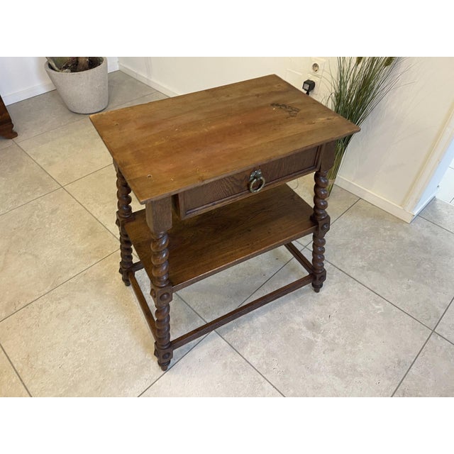 Wilhelminian Brown Side Table For Sale - Image 4 of 18