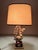 Italian Hollywood Regency Porcelain Waterbird Table Lamp with Sculptural Brass Foliage attributed to Giulia Mangani, Italy, 1970s For Sale - Image 15 of 16