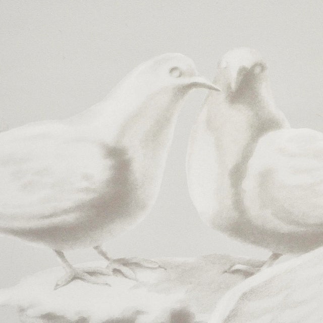 Contemporary Sample - Schumacher X Charlap Hyman Herrero Giunone Wallpaper in Stone For Sale - Image 3 of 4